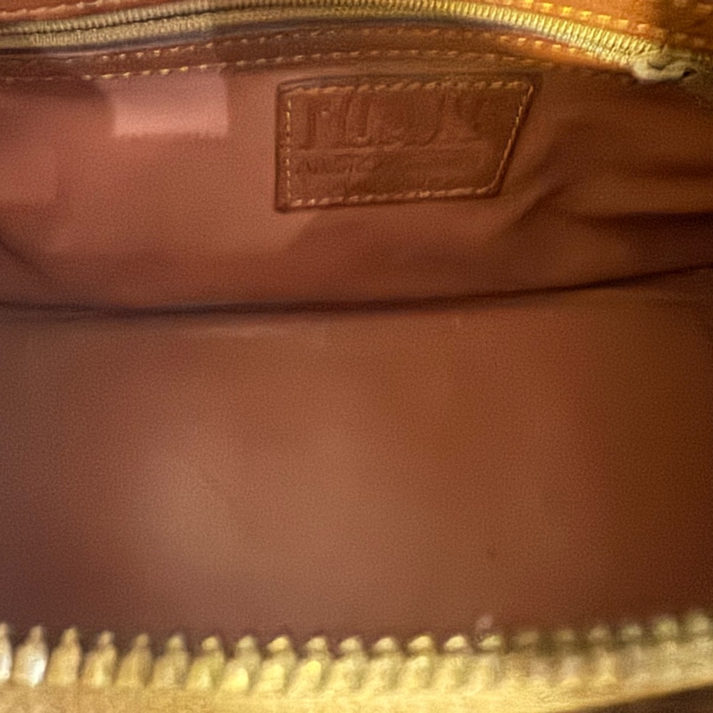 1999 Alviero Martini Tan and Brown Map Print Boston Bag - Picture 13 of 15